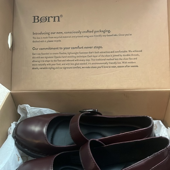 Brand new Born shoes never worn. Size 6 burgundy - Picture 8 of 8